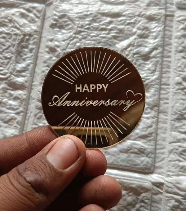 2' inch Anniversary Coin Topper