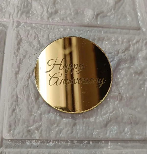 2' inch Anniversary Coin Topper