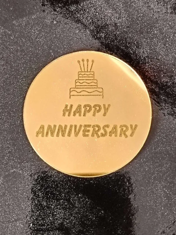 2' inch Anniversary Coin Topper