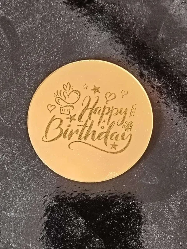 2' inch Birthday Coin Topper